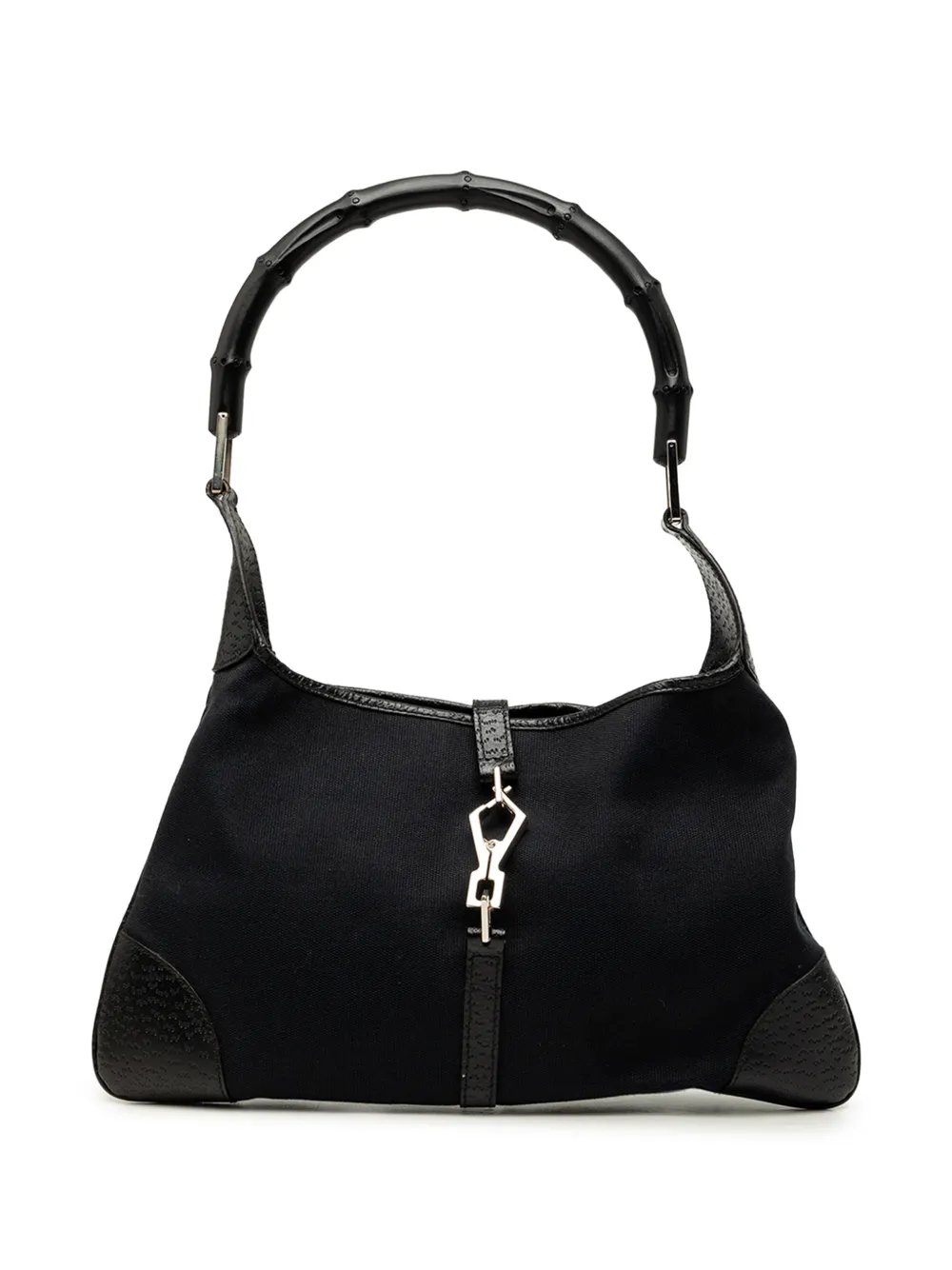 20th Century Canvas Bamboo Jackie hobo bag