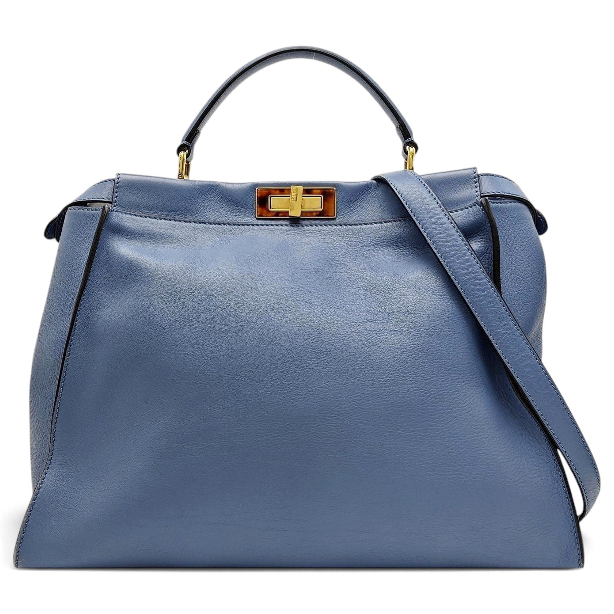 Peekaboo leather handbag