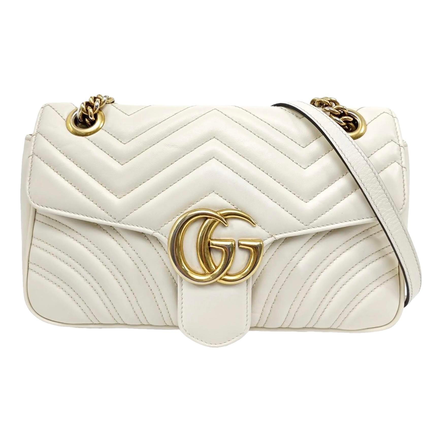 GG Marmont Flap leather crossbody bag