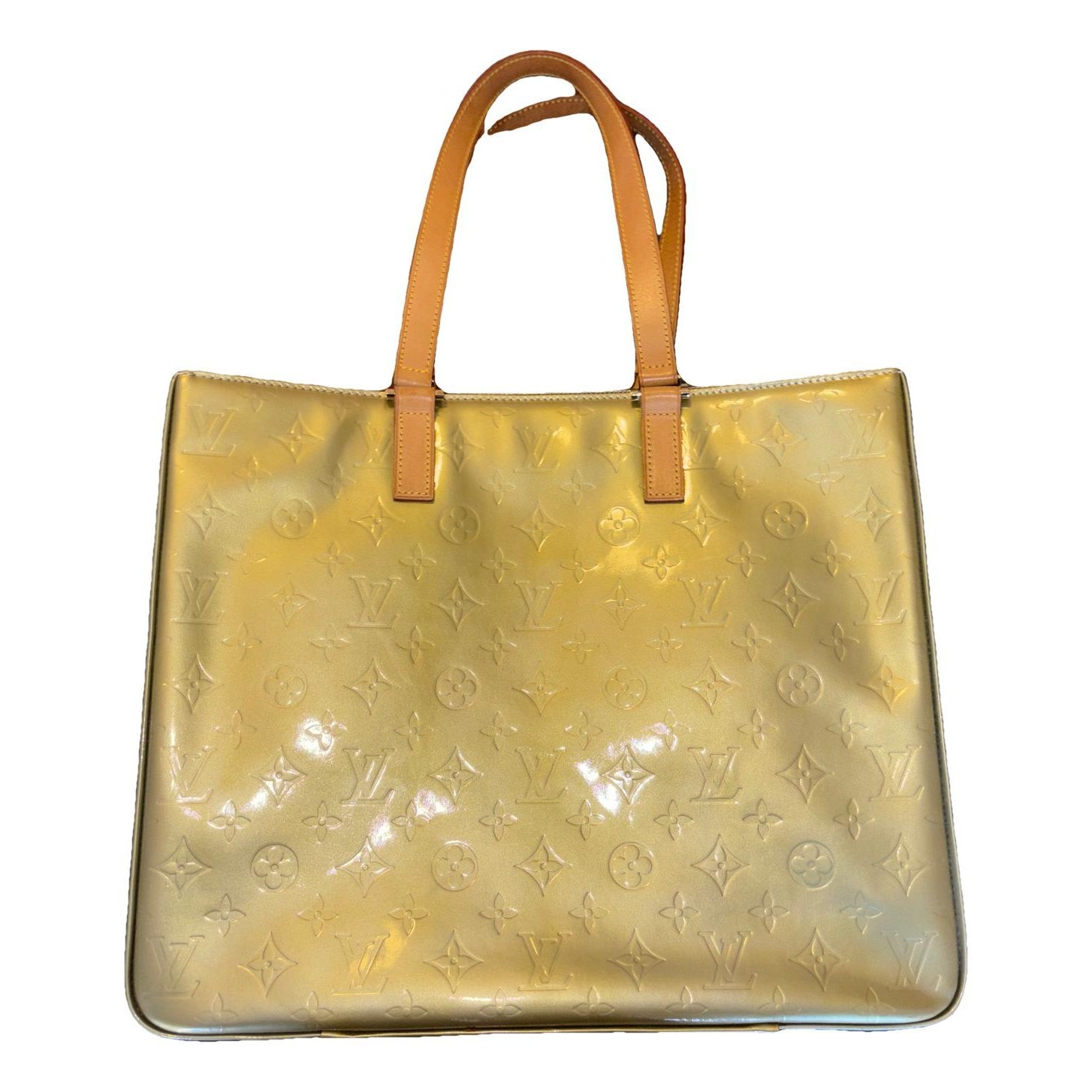 Houston patent leather handbag