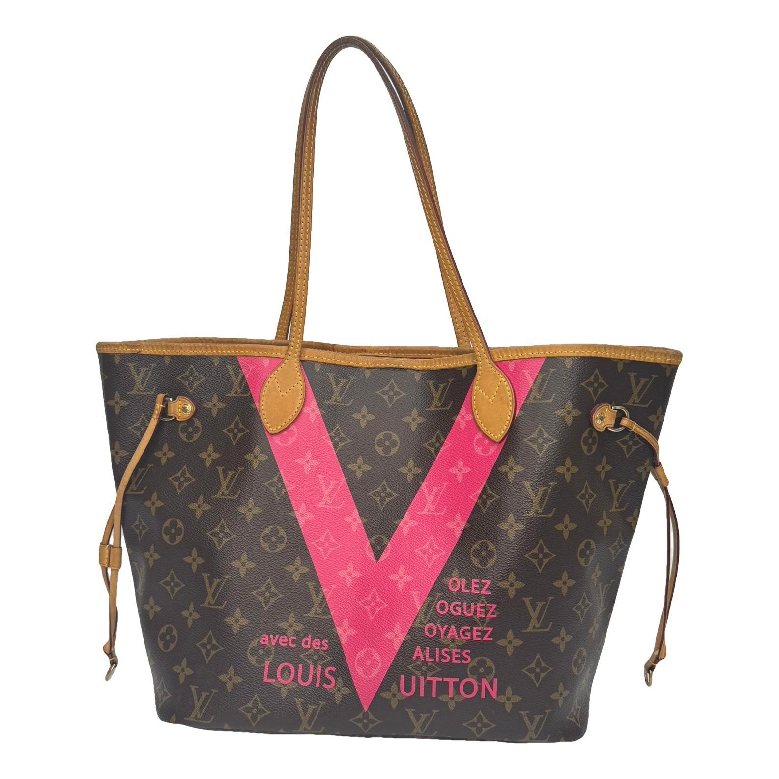 Neverfull leather tote