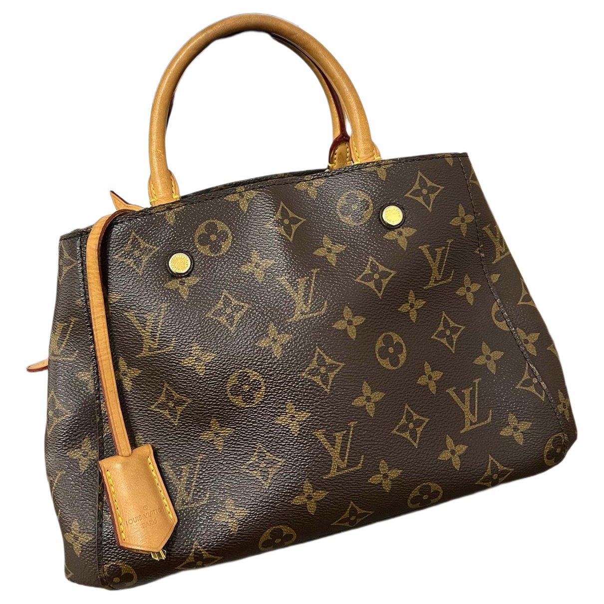 Louis Vuitton Montaigne leather handbag