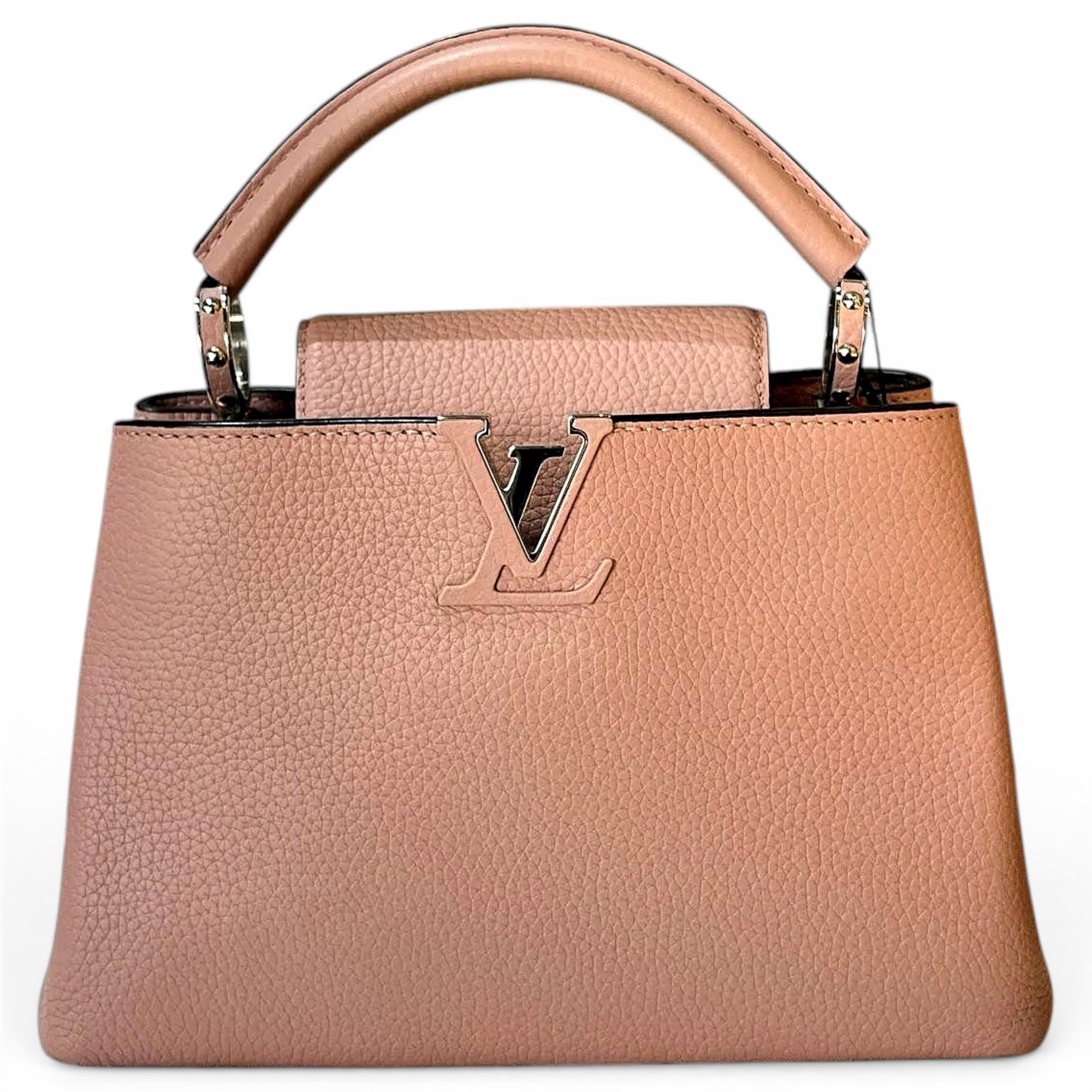 Capucines leather satchel