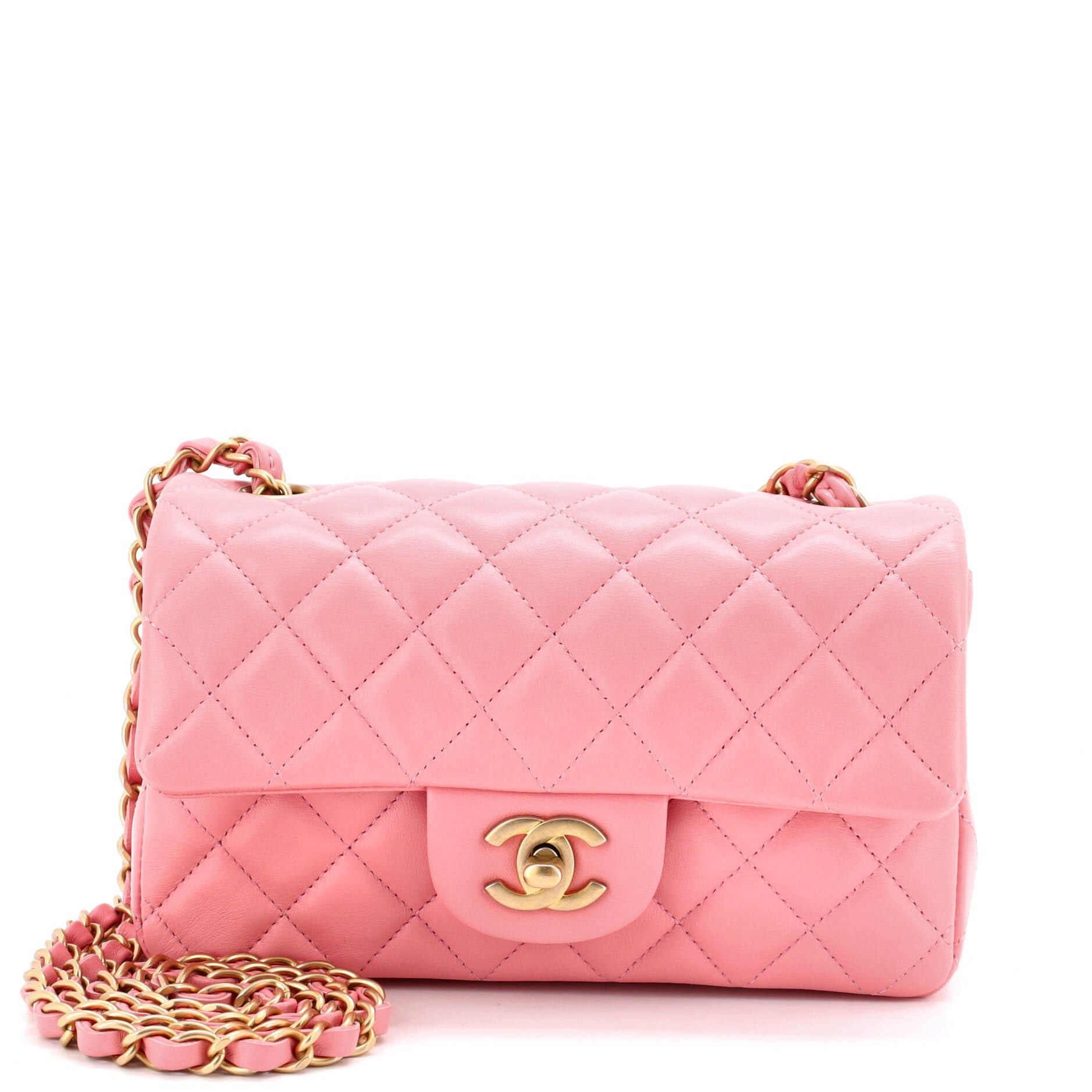 Classic Single Flap Bag Quilted Lambskin Mini