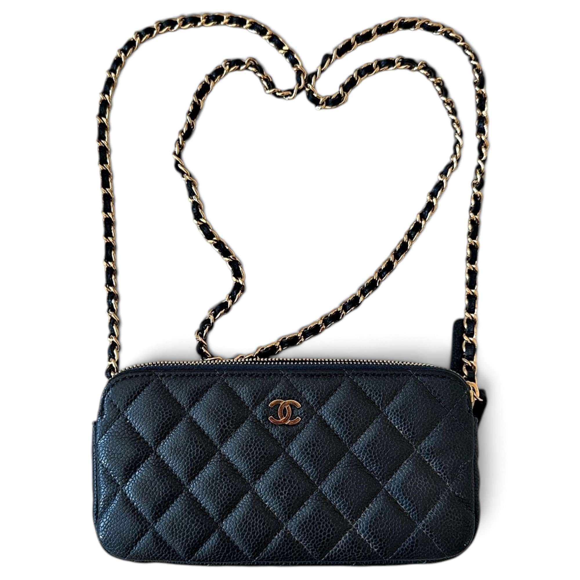 Wallet On Chain Timeless/Classique leather handbag