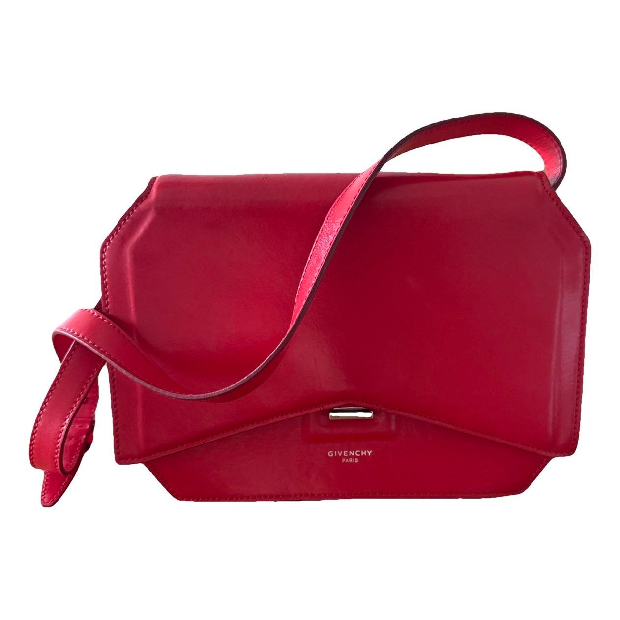 Bow Cut leather handbag