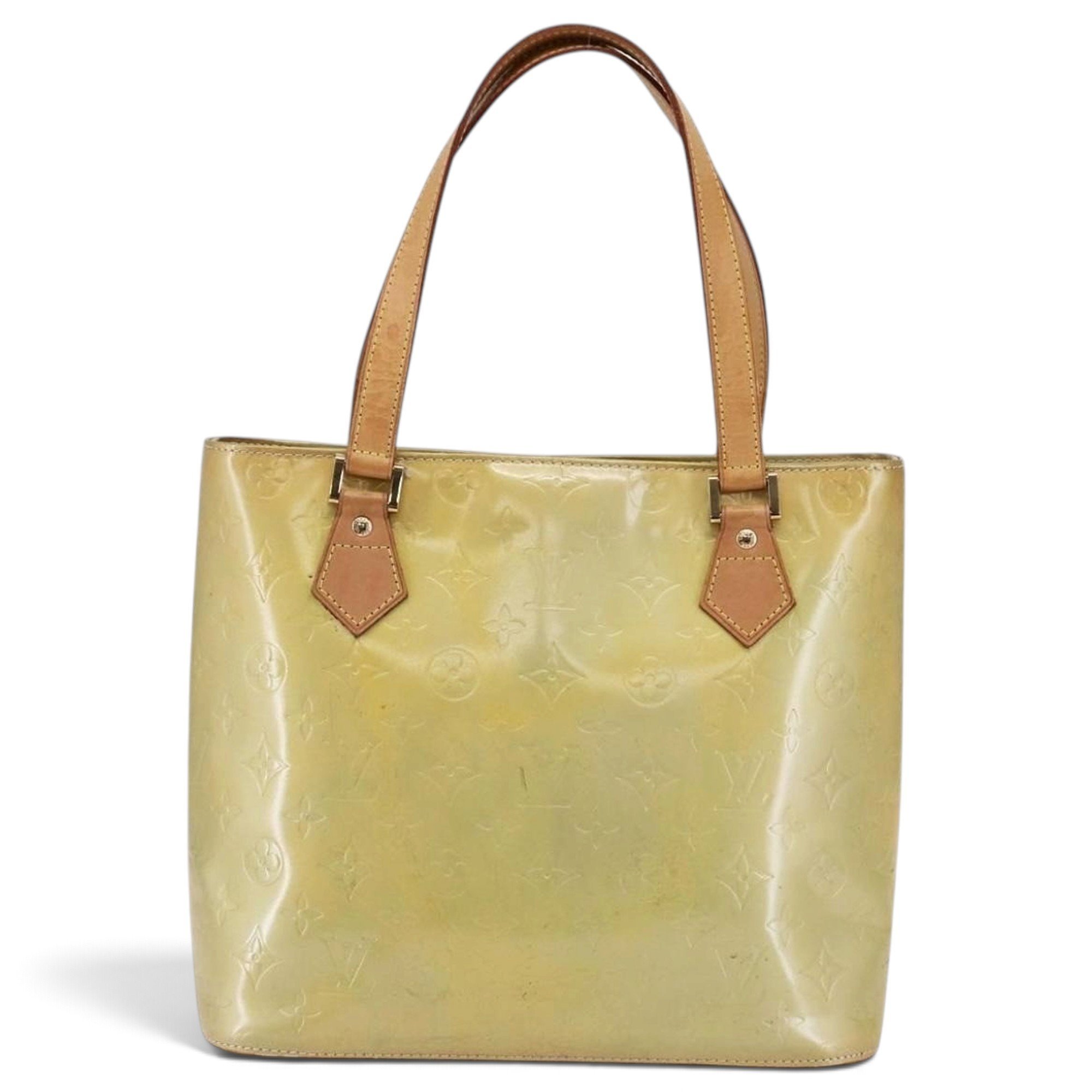 Houston patent leather handbag