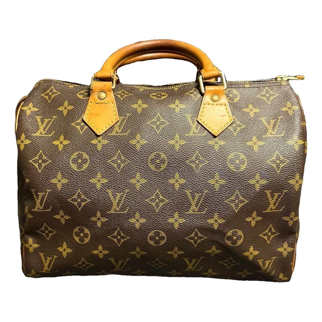 Speedy leather handbag