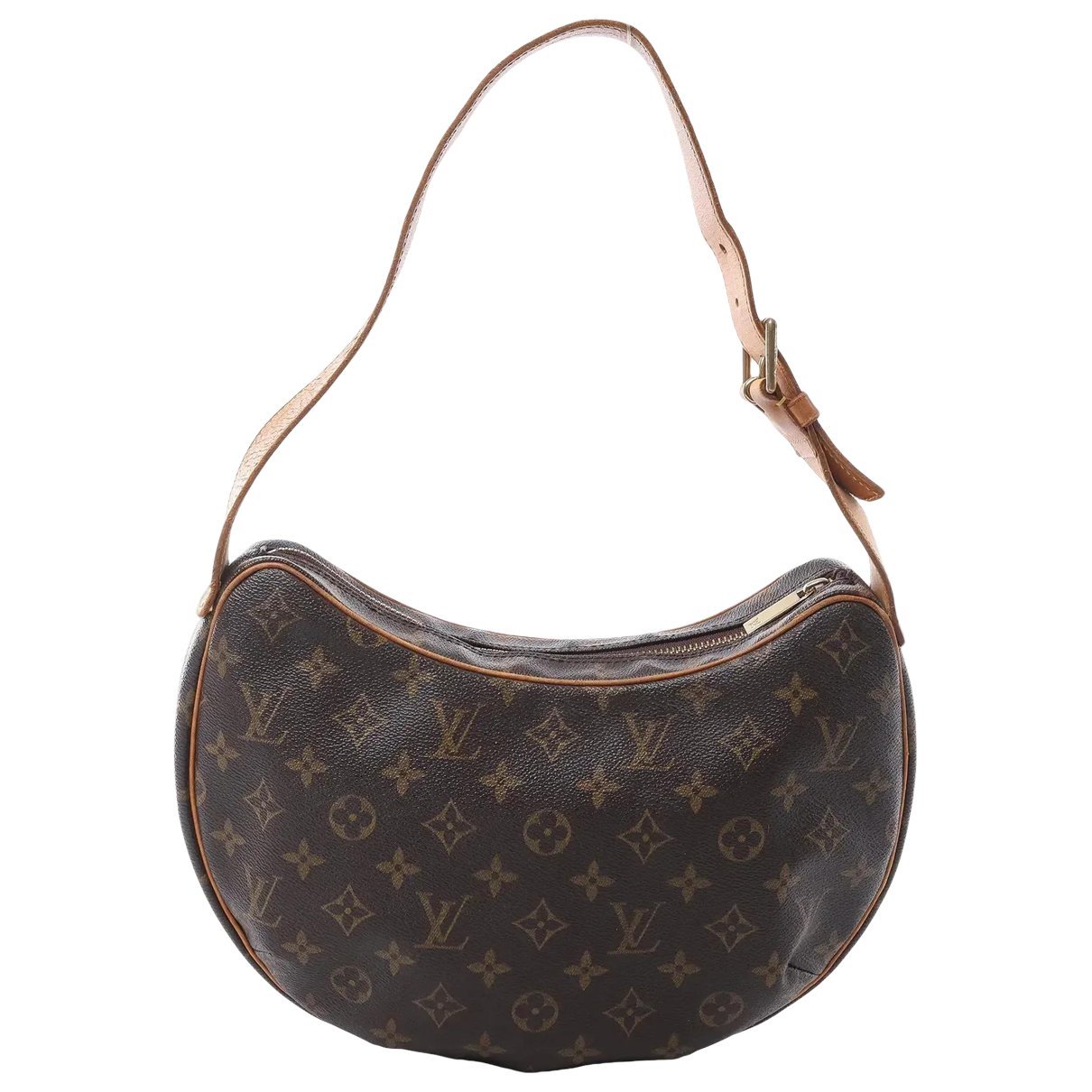 Croissant leather handbag
