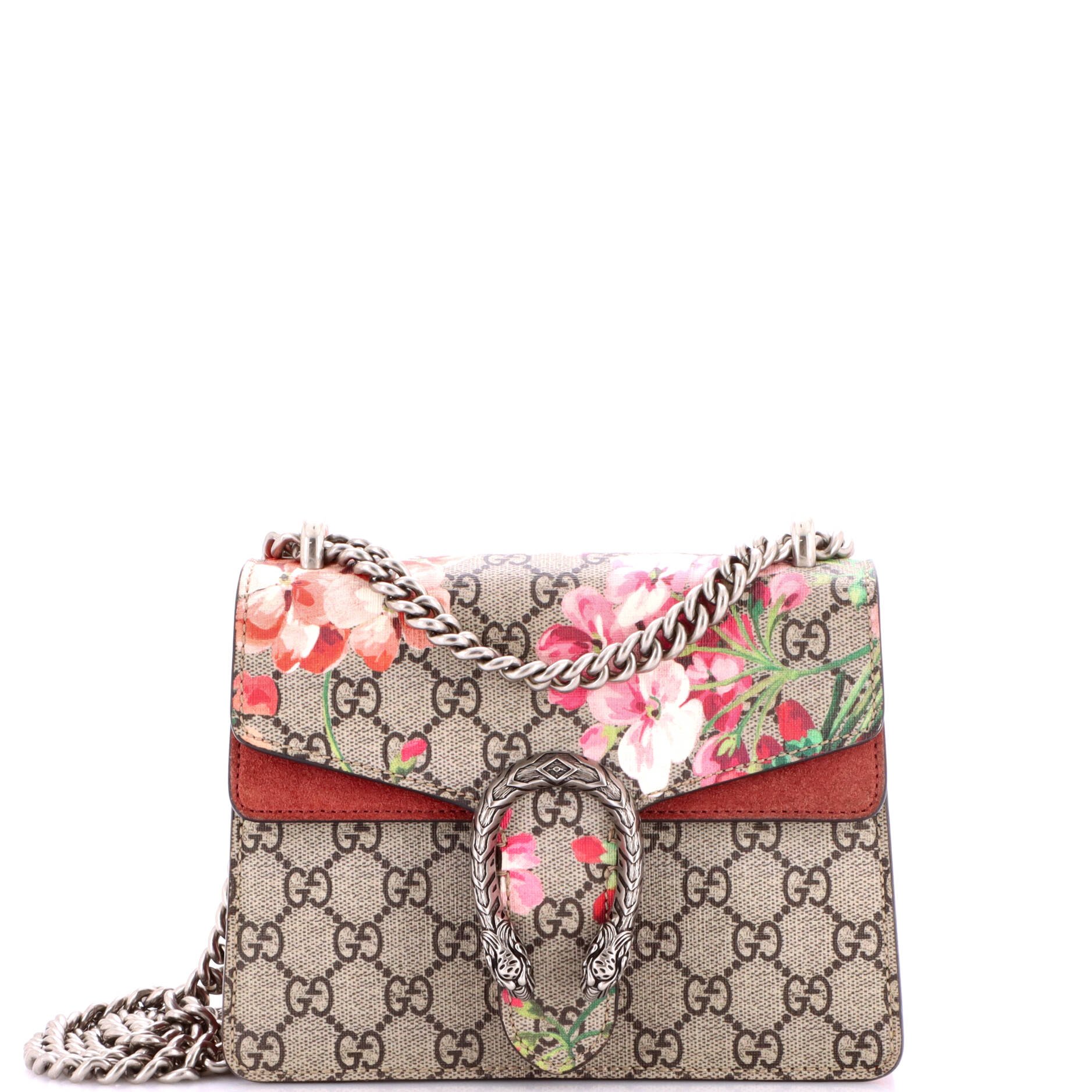 Dionysus Bag Blooms Print GG Coated Canvas Mini
