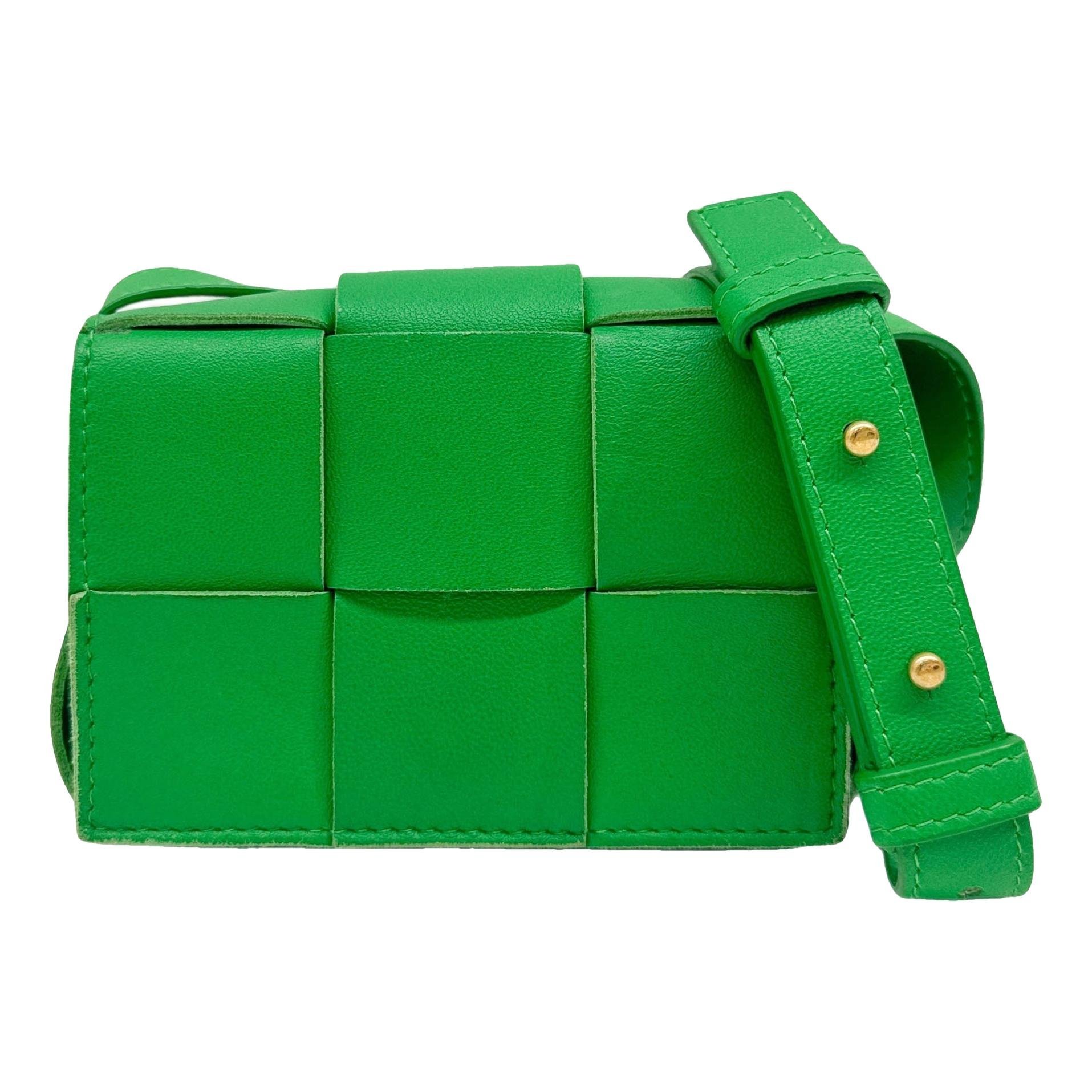 Cassette leather crossbody bag