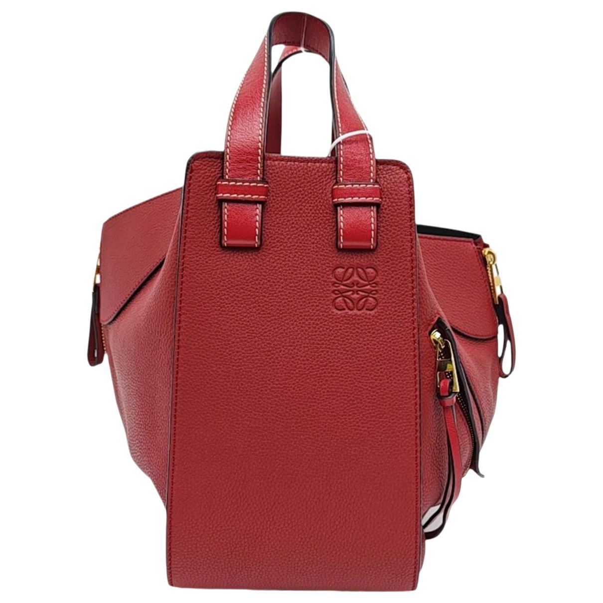 Hammock leather handbag