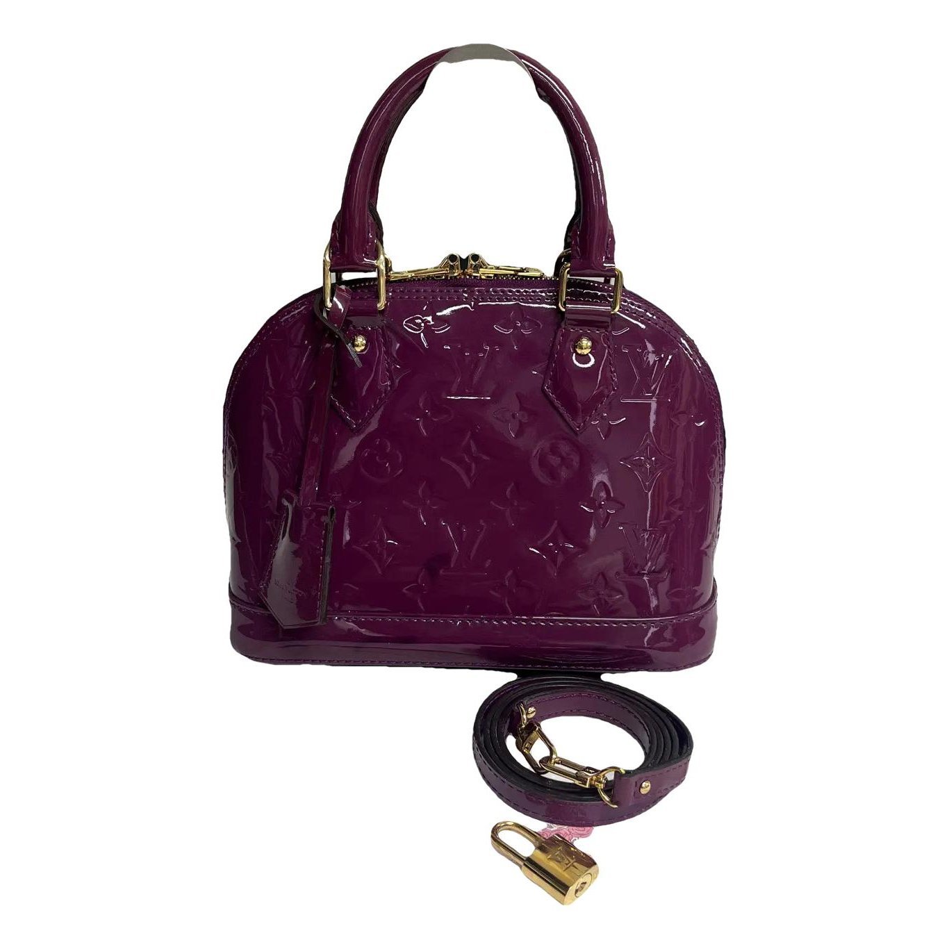 Alma BB patent leather handbag