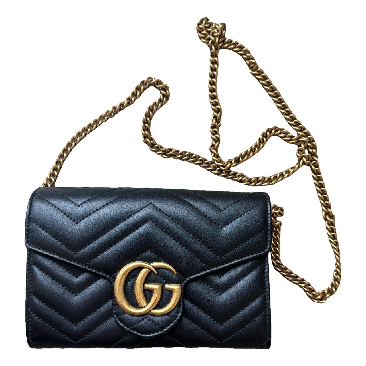 GG Marmont Chain Matelasse leather crossbody bag