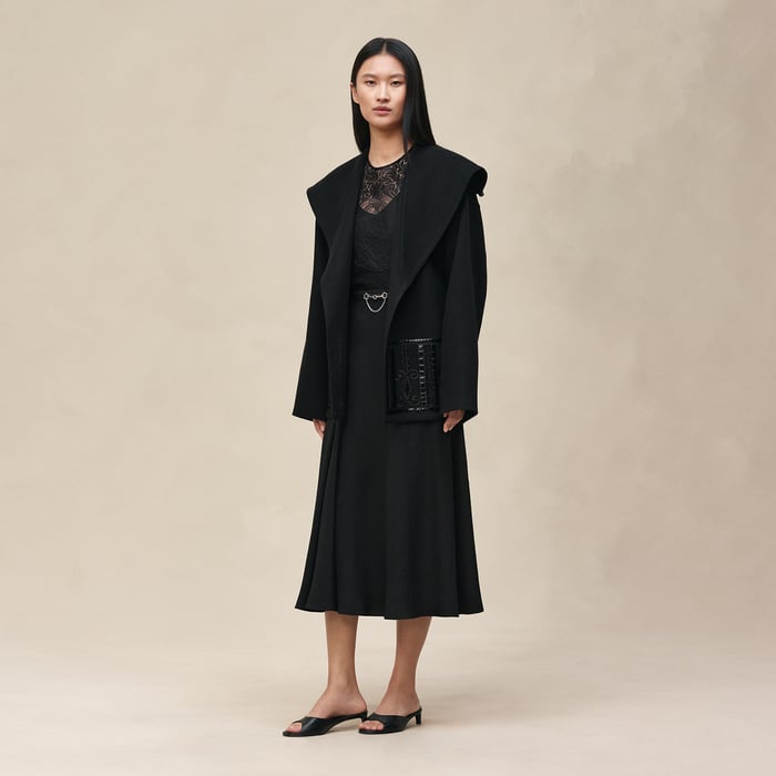 Noir "H Kelly" Flared Asymmetric Skirt