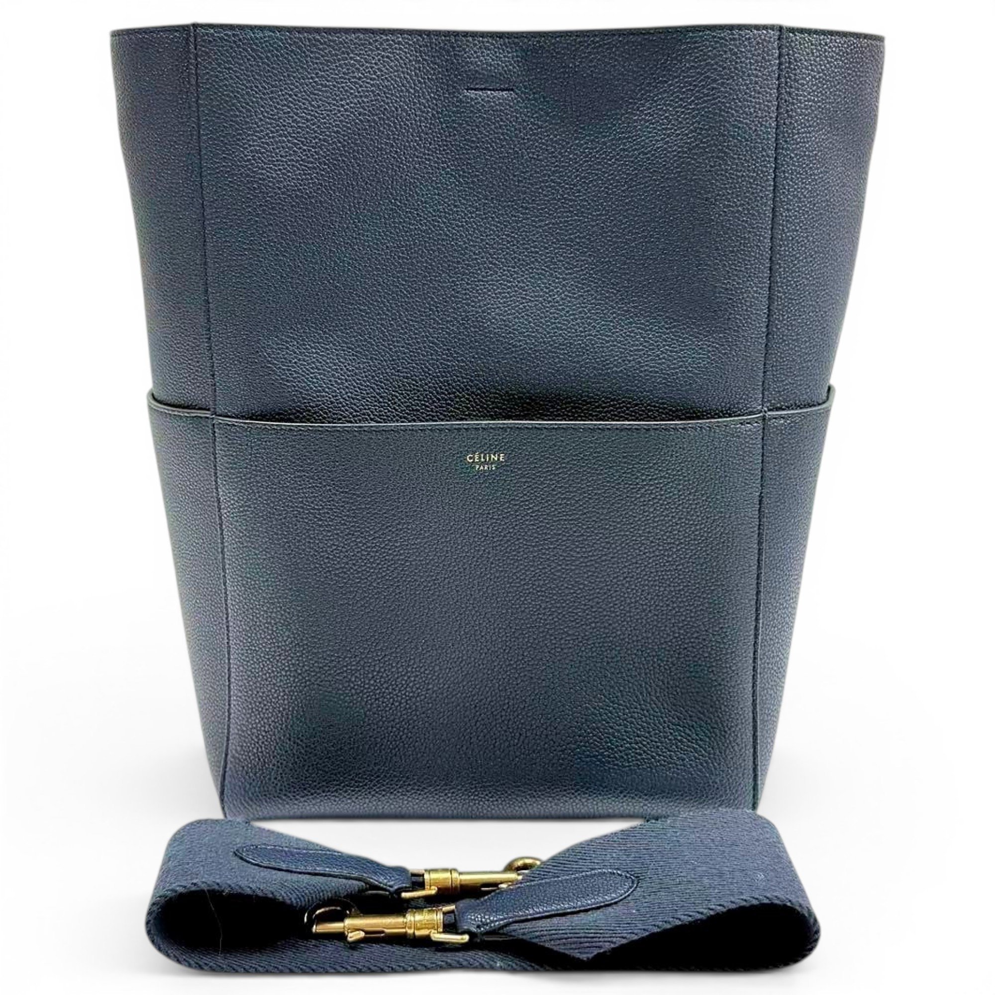 Seau Sangle leather tote