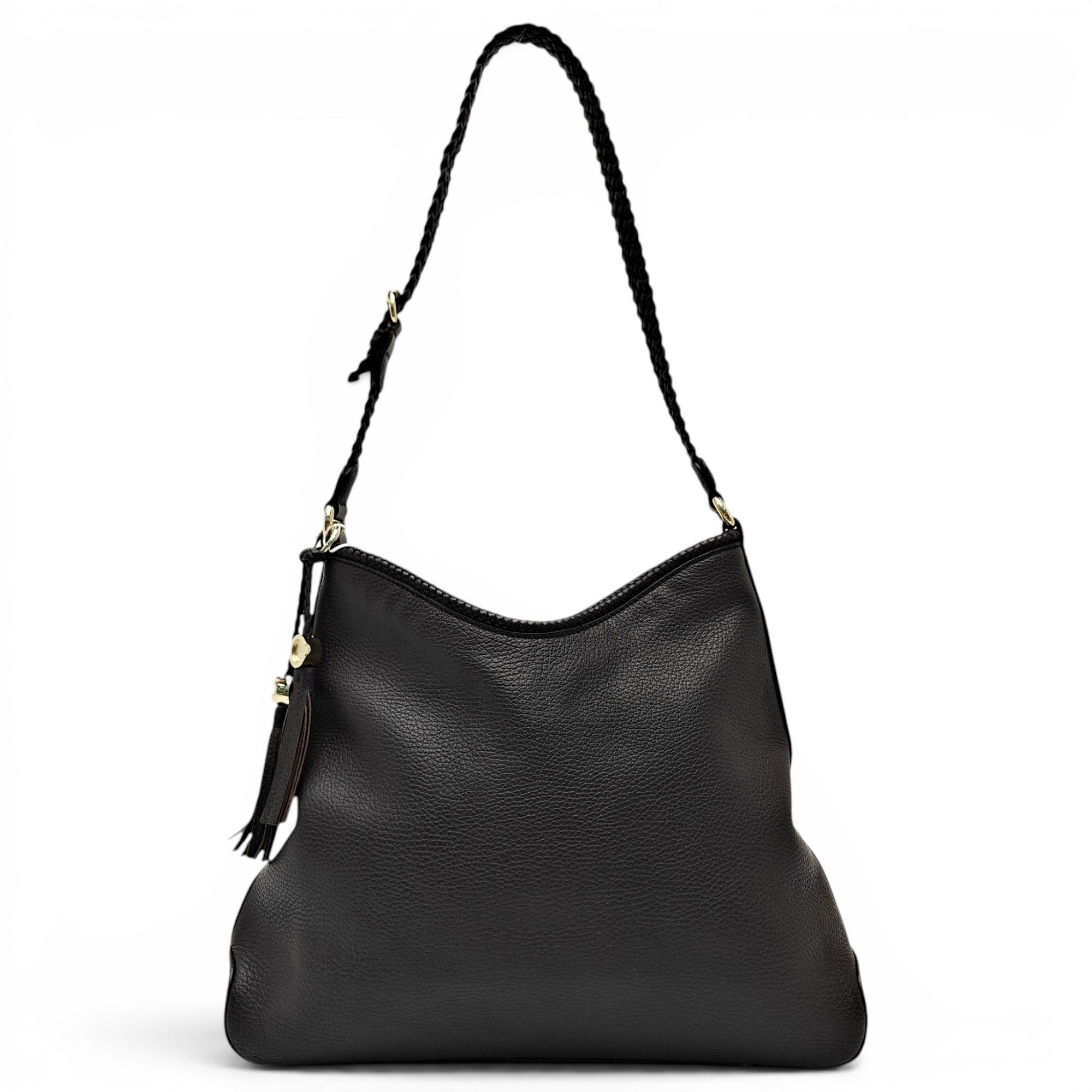 D-Ring leather handbag
