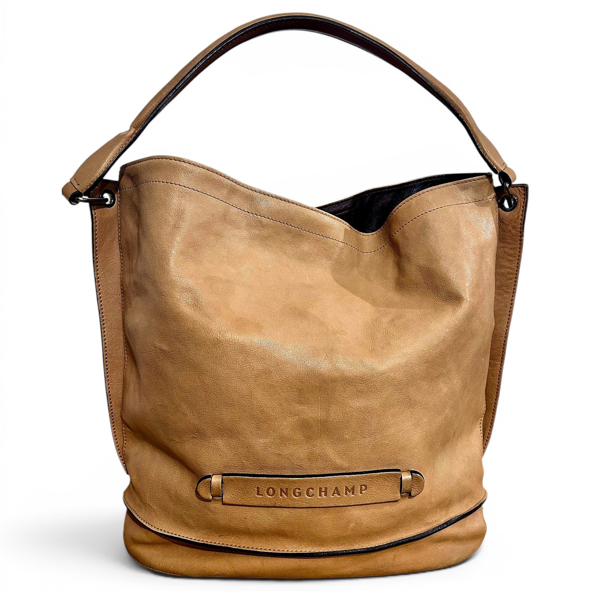 3D leather handbag
