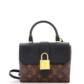 Louis Vuitton Locky Handbag Monogram Canvas with Leather BB