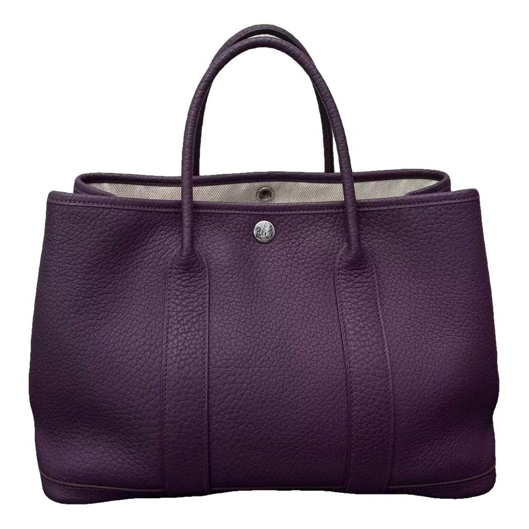 Hermes Garden Party leather handbag
