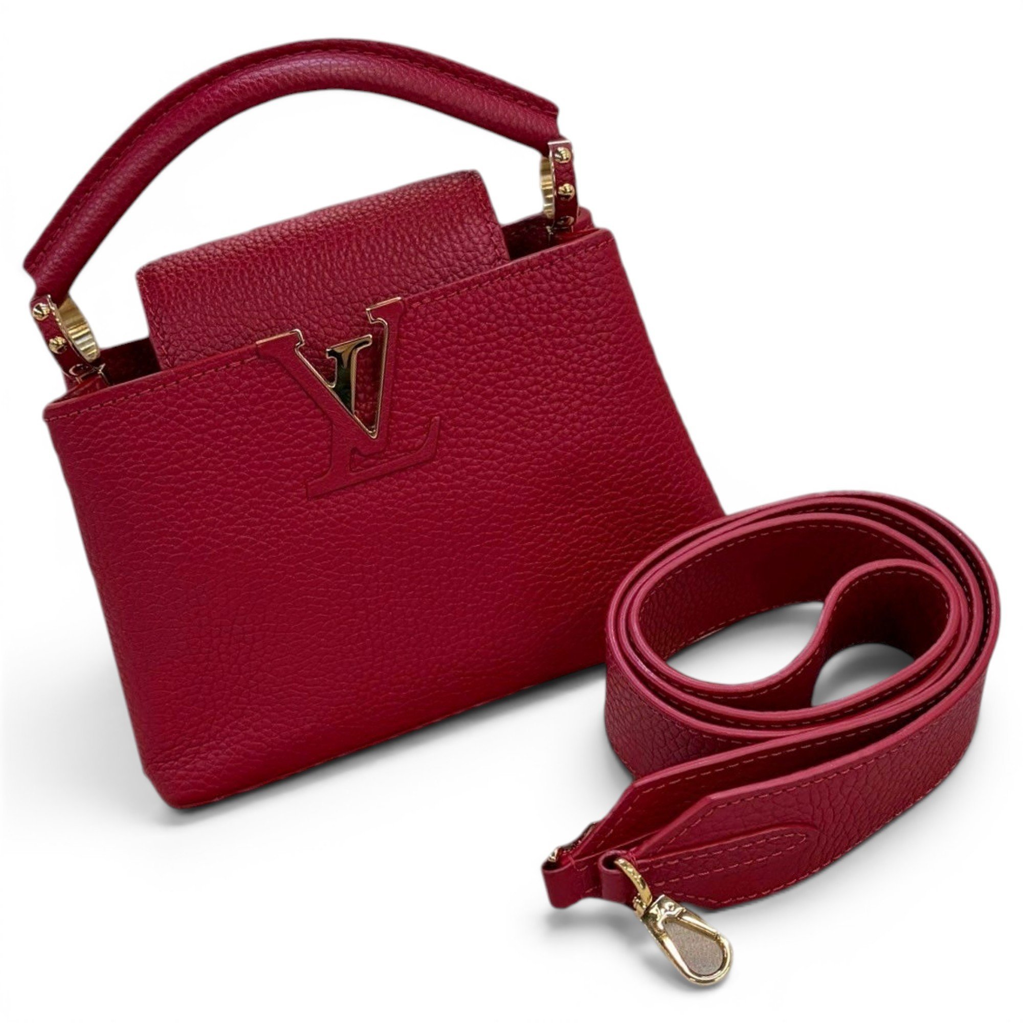 Capucines leather handbag