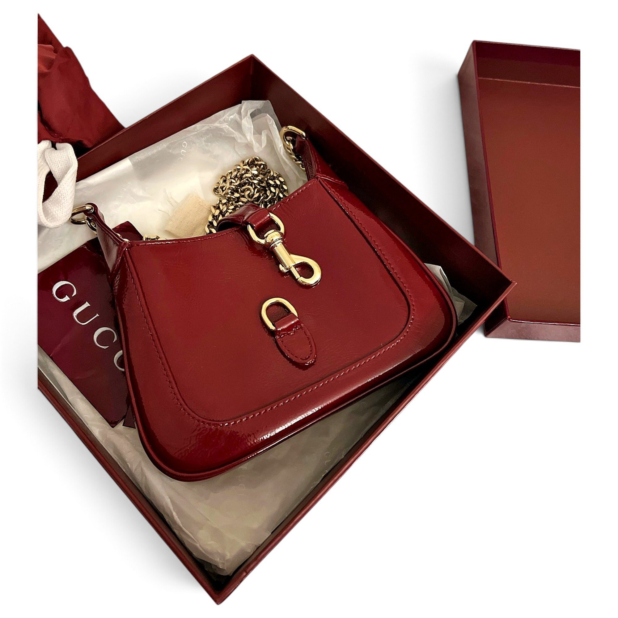 Jackie leather clutch bag