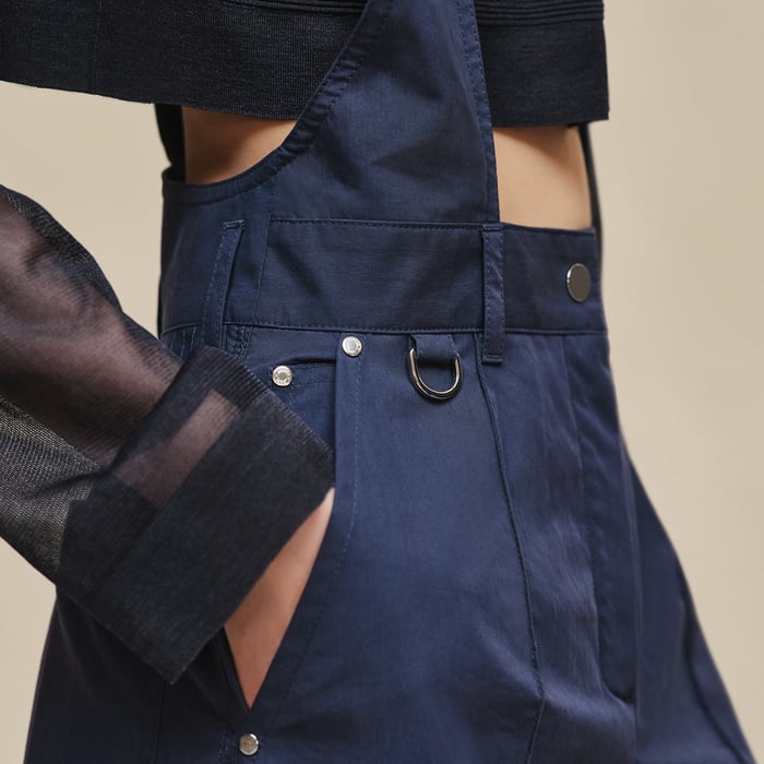 Bleu Outremer Overalls Pants