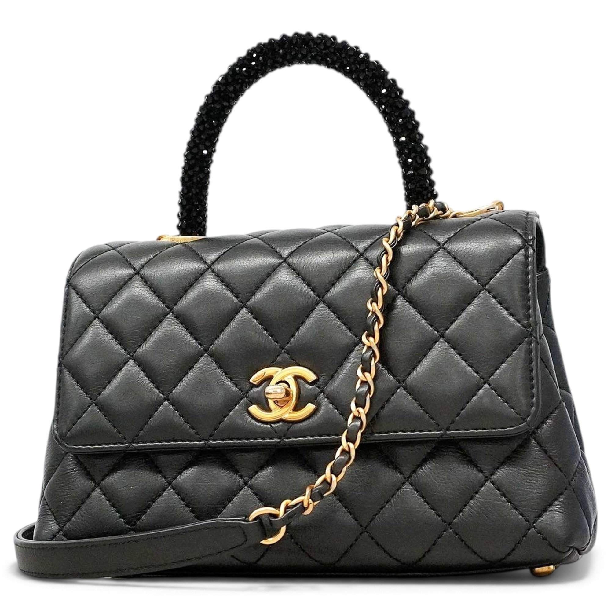 Coco Handle leather handbag