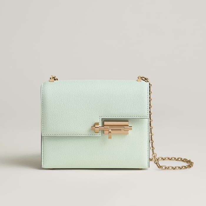 Vert Peppermint Verrou Chaine Mini Bag