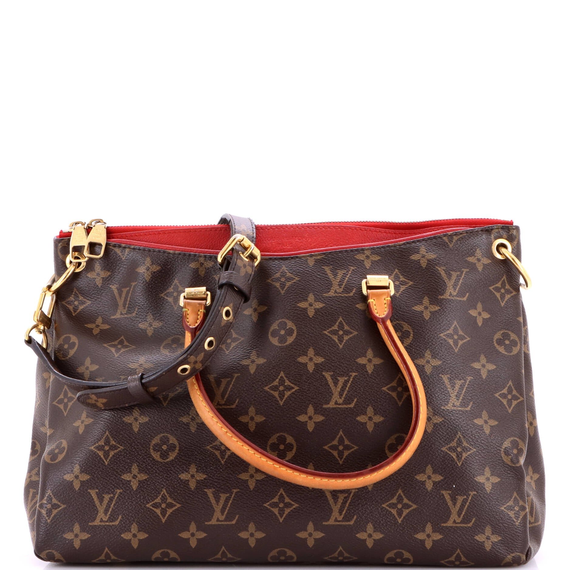 Pallas Tote Monogram Canvas with Leather