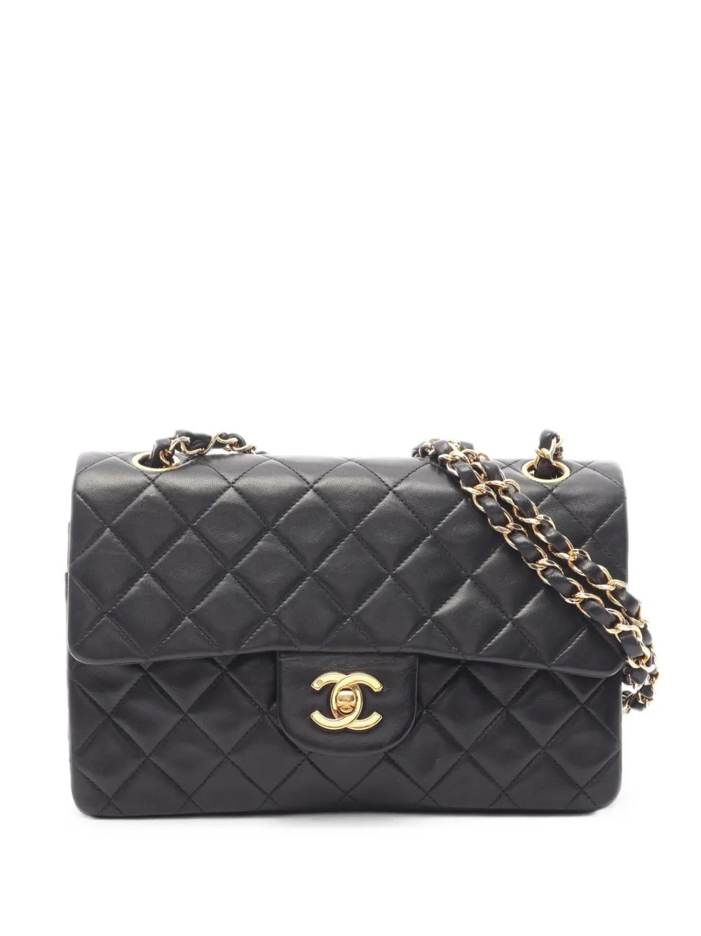 1994-1996 matelassé logo turn-lock shoulder bag