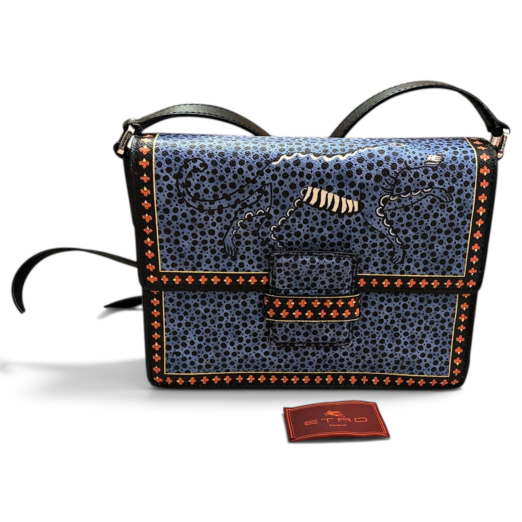 Vela leather handbag