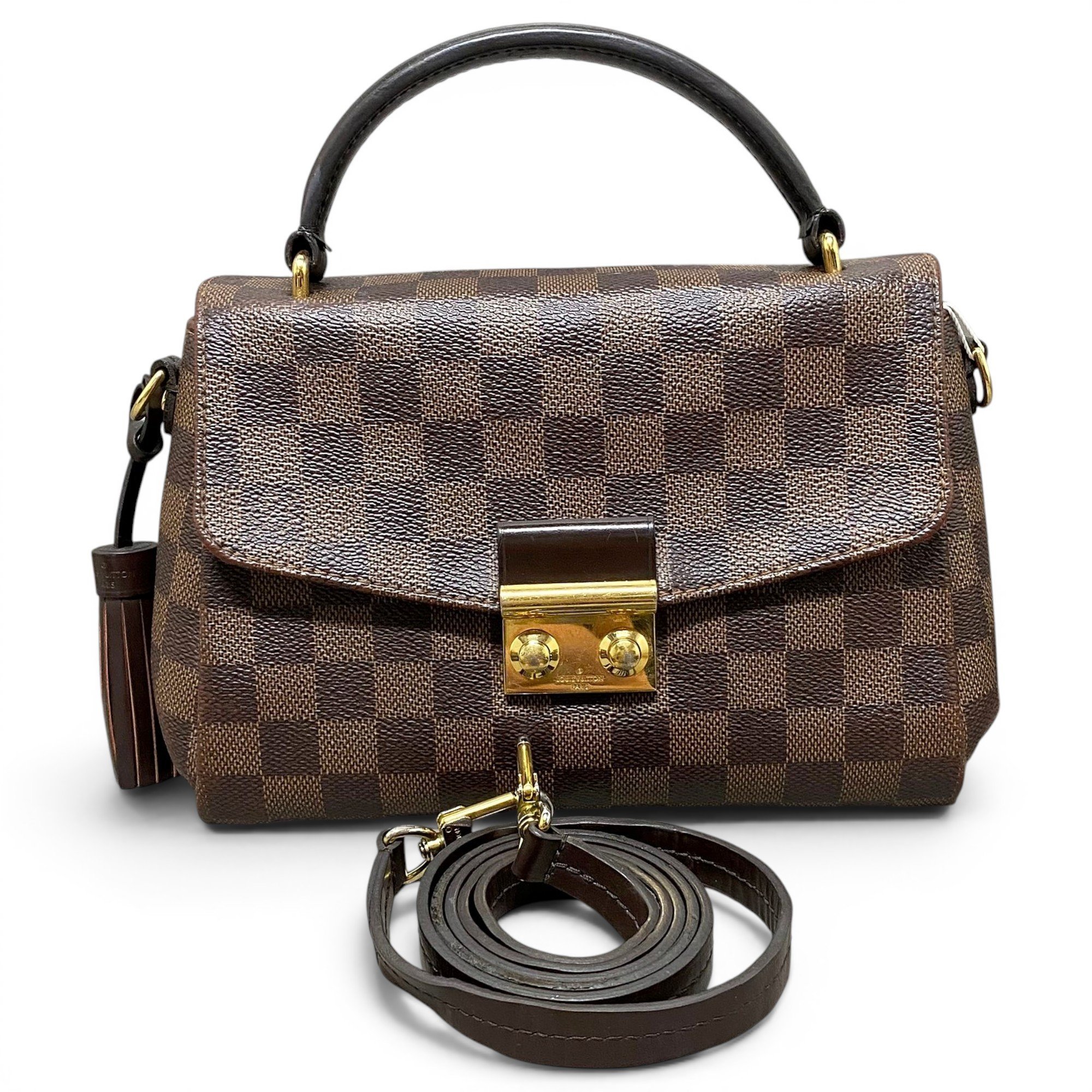 Croisette leather handbag