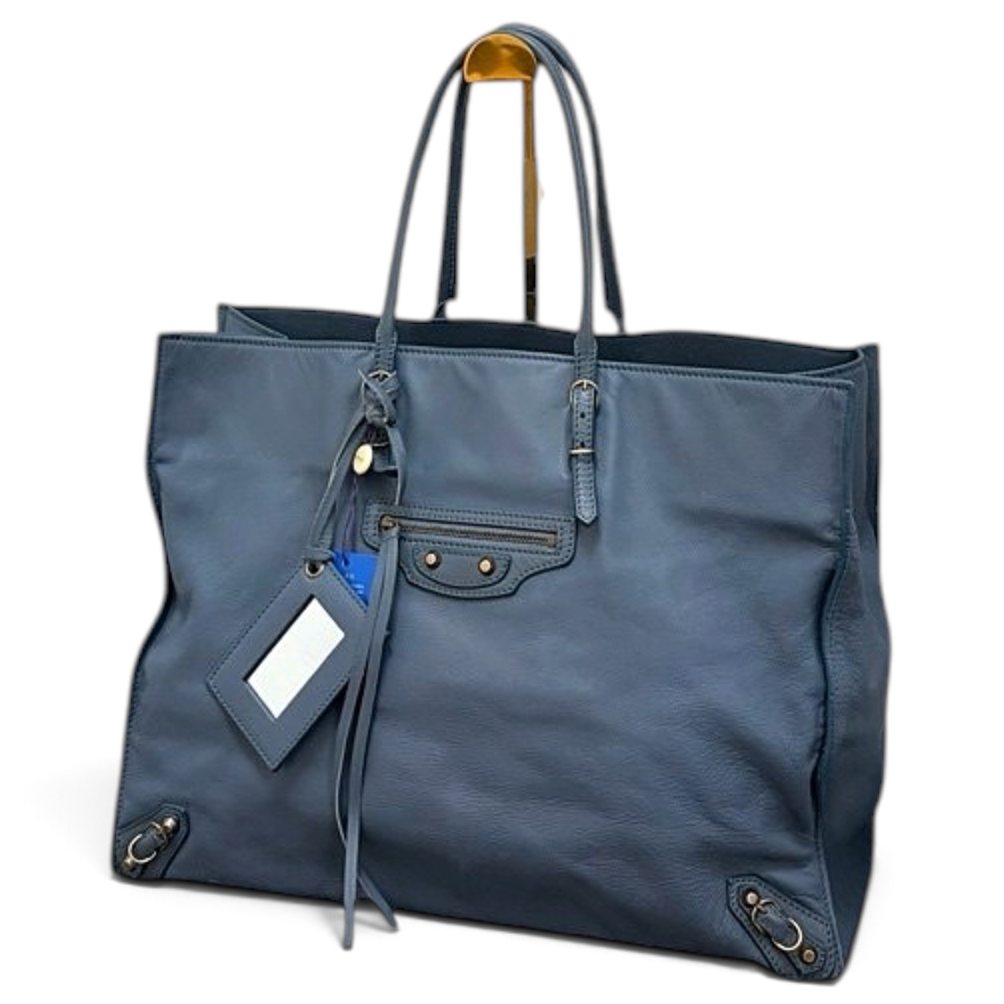 Papier leather tote