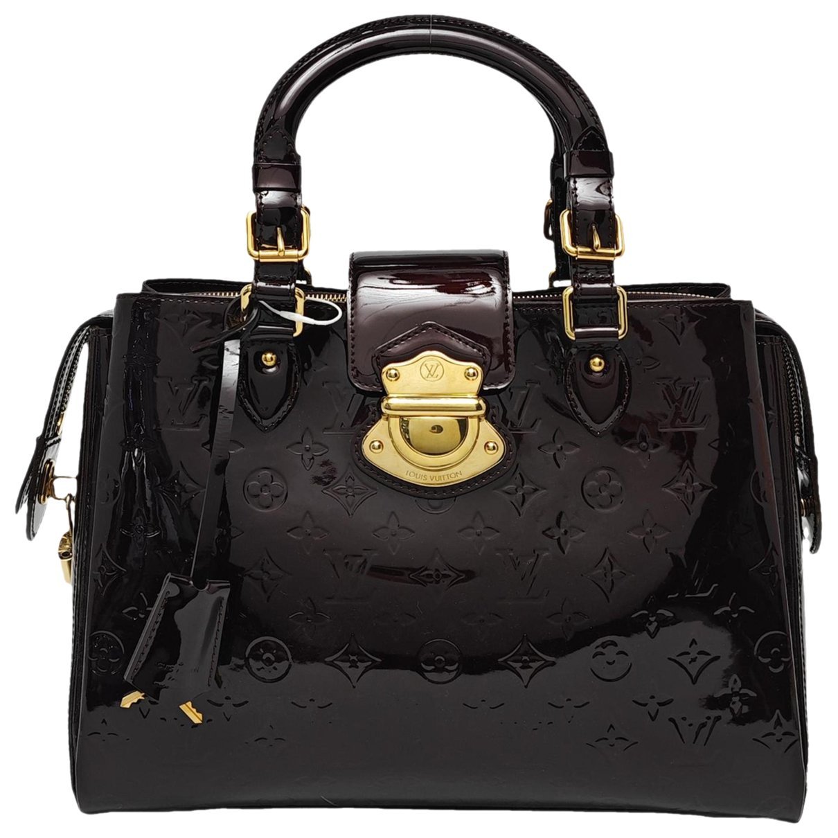 Patent leather handbag
