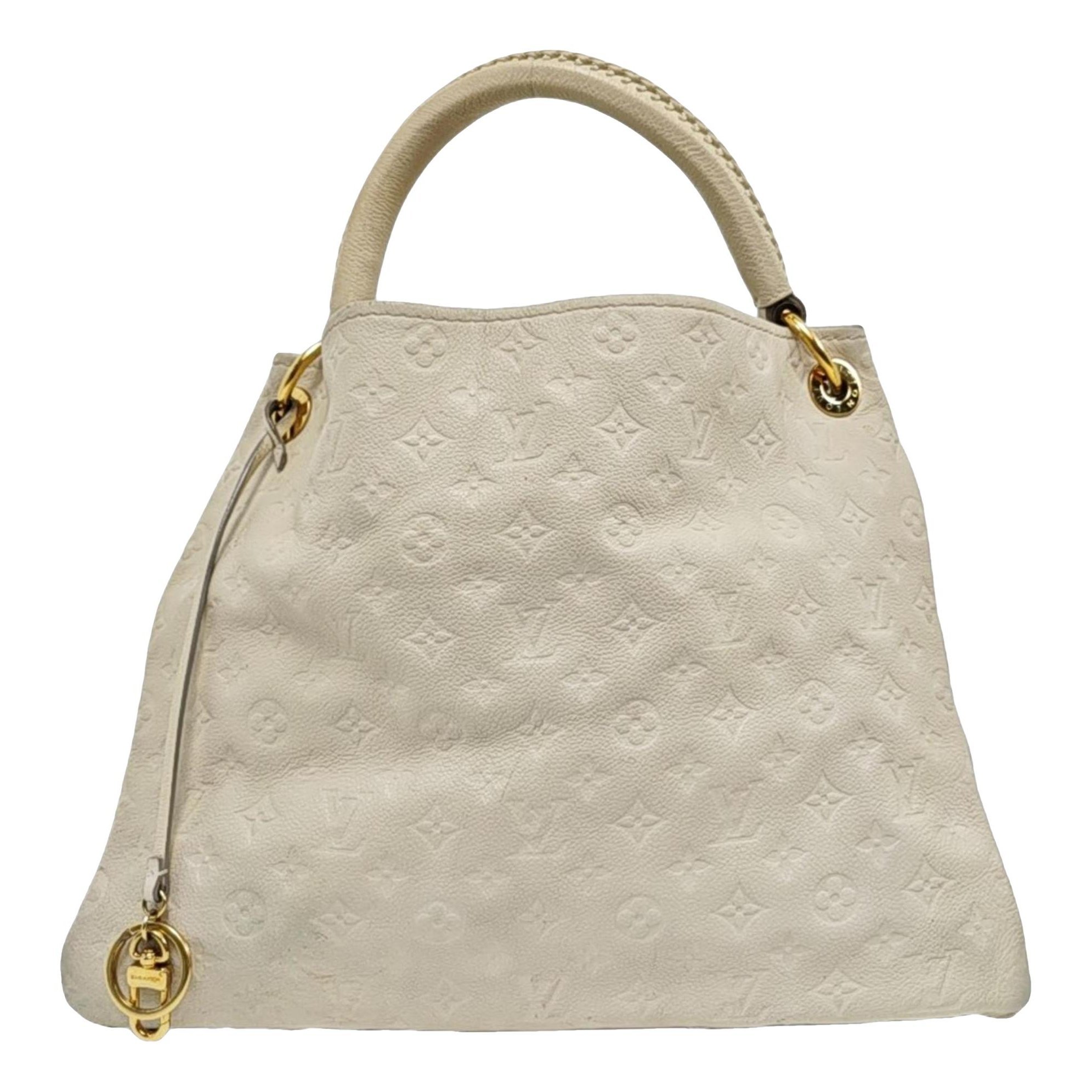 Artsy leather handbag