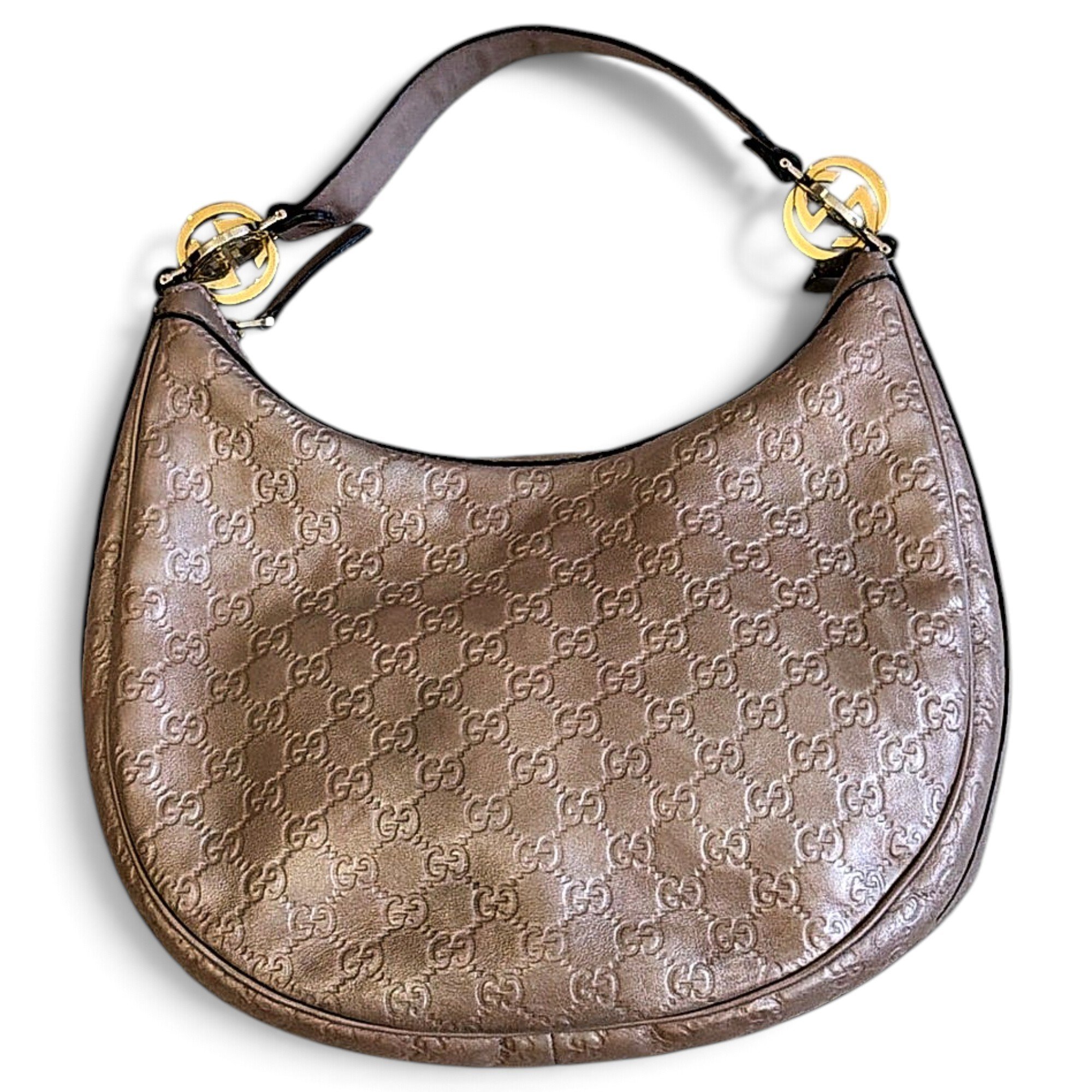 Hobo leather handbag