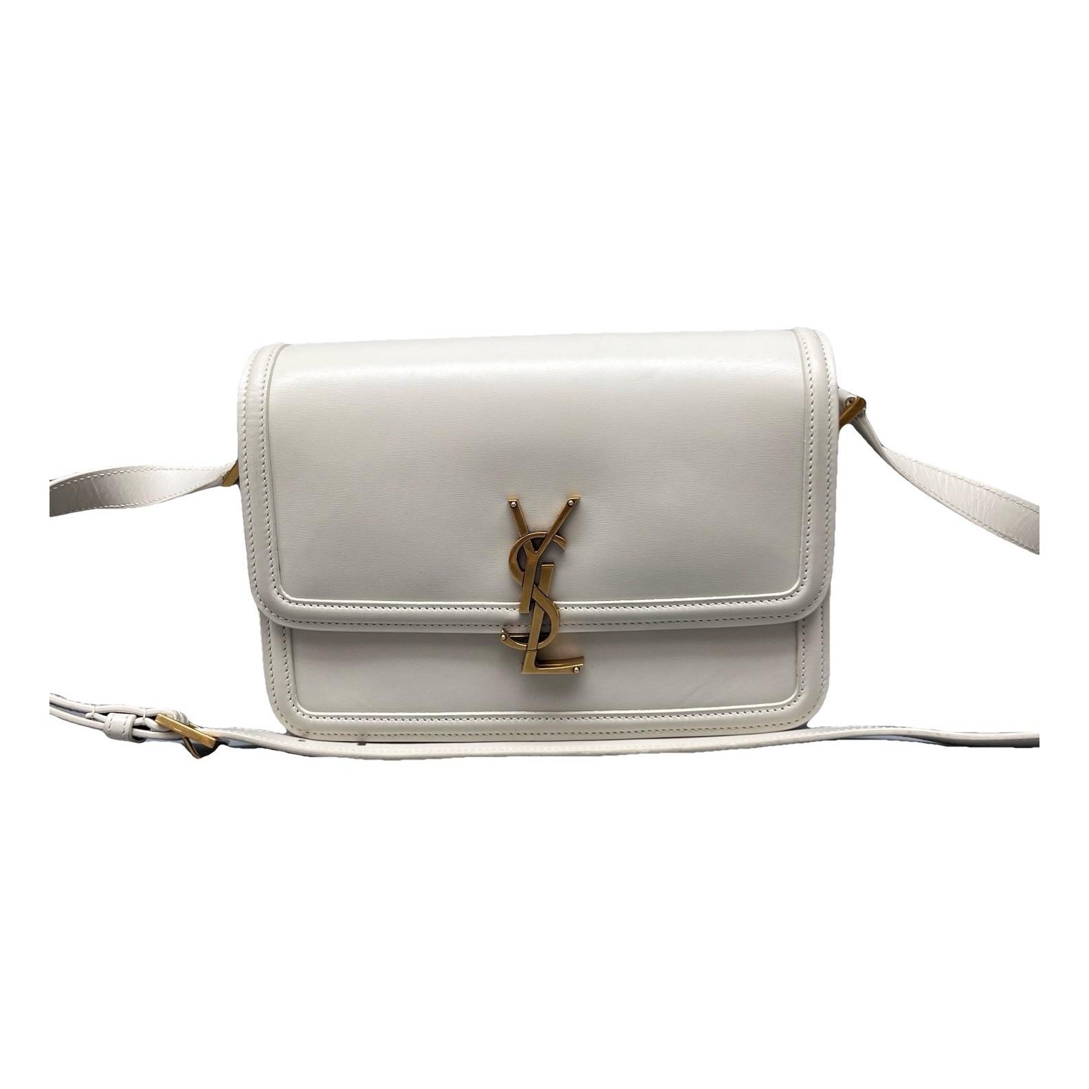 Solférino leather handbag