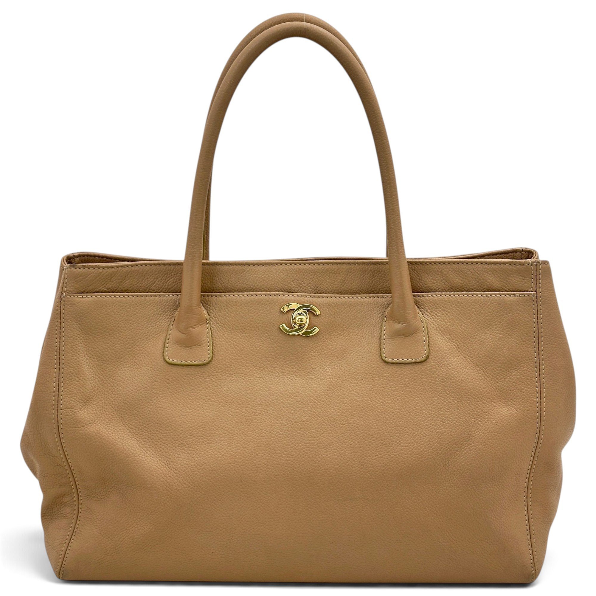 Executive leather tote