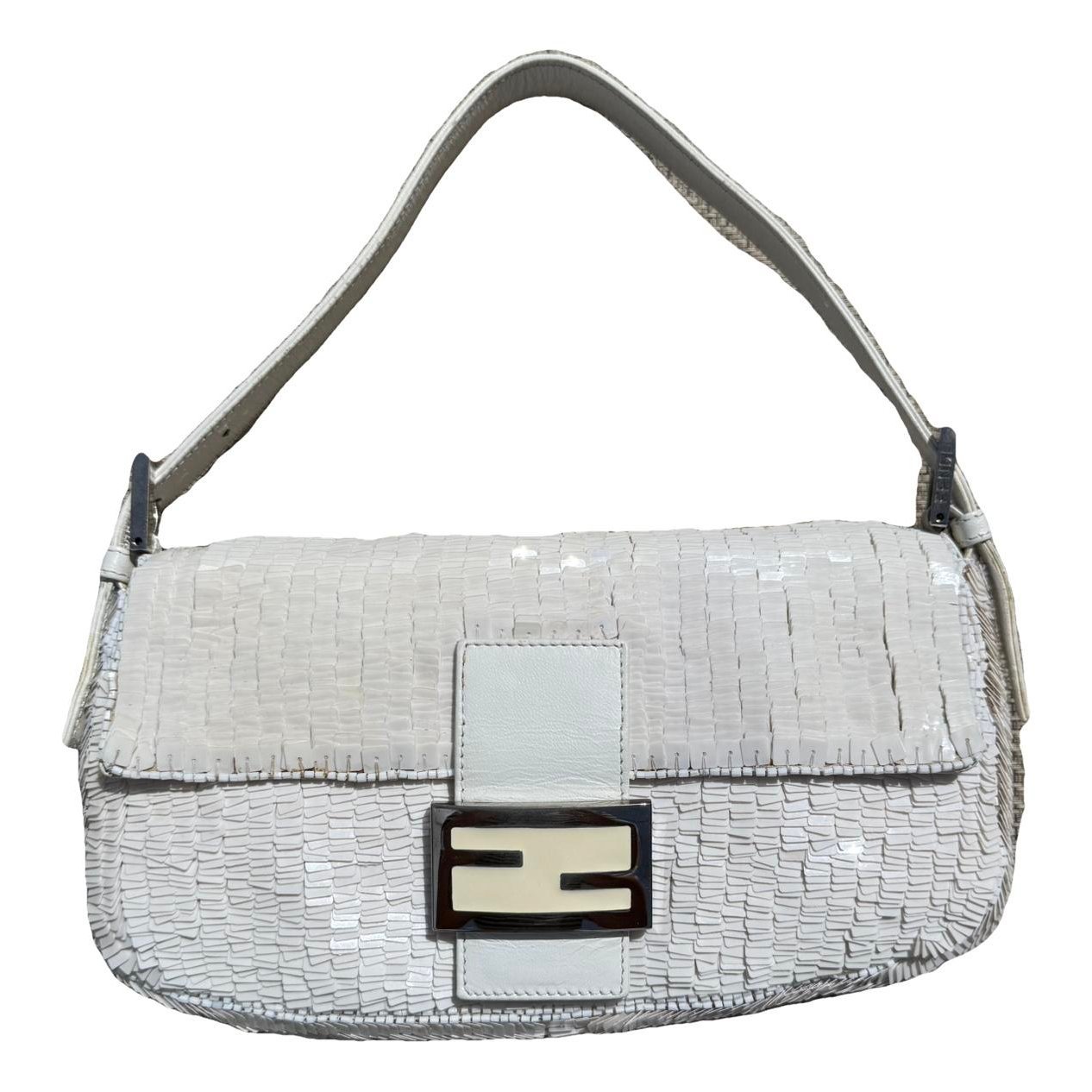 Baguette glitter handbag