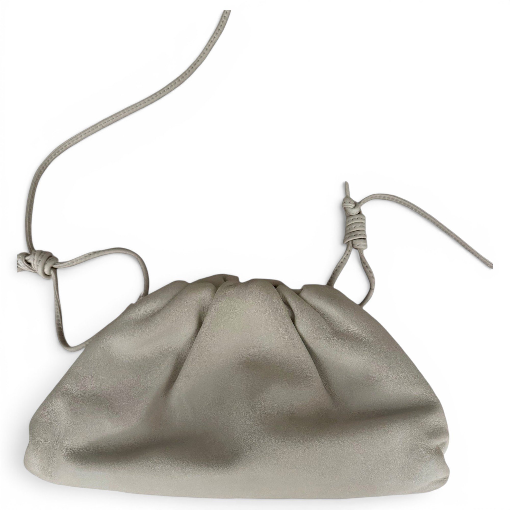 Pouch leather handbag