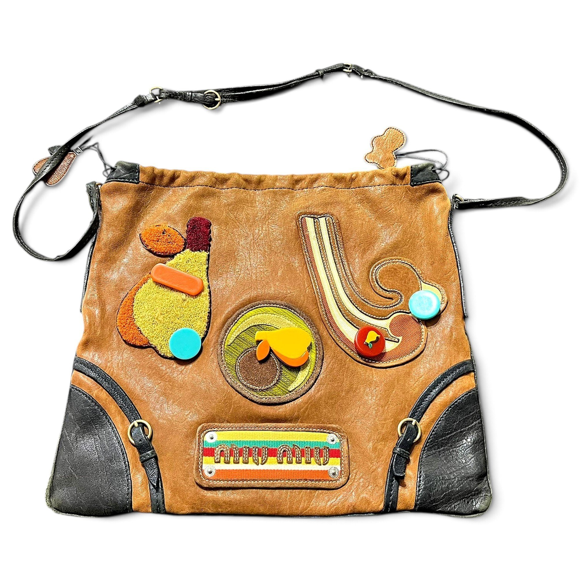 Leather crossbody bag