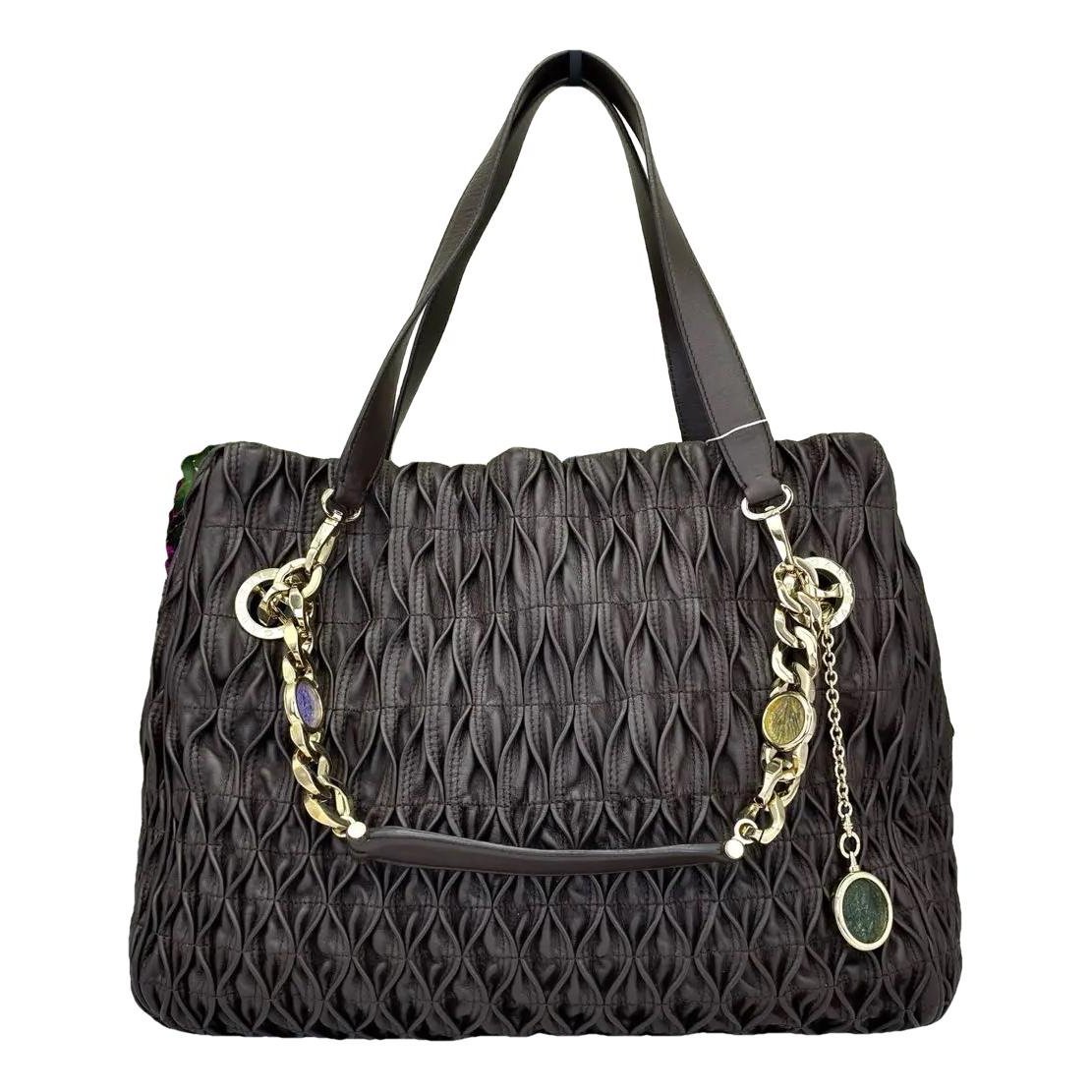 Leather handbag