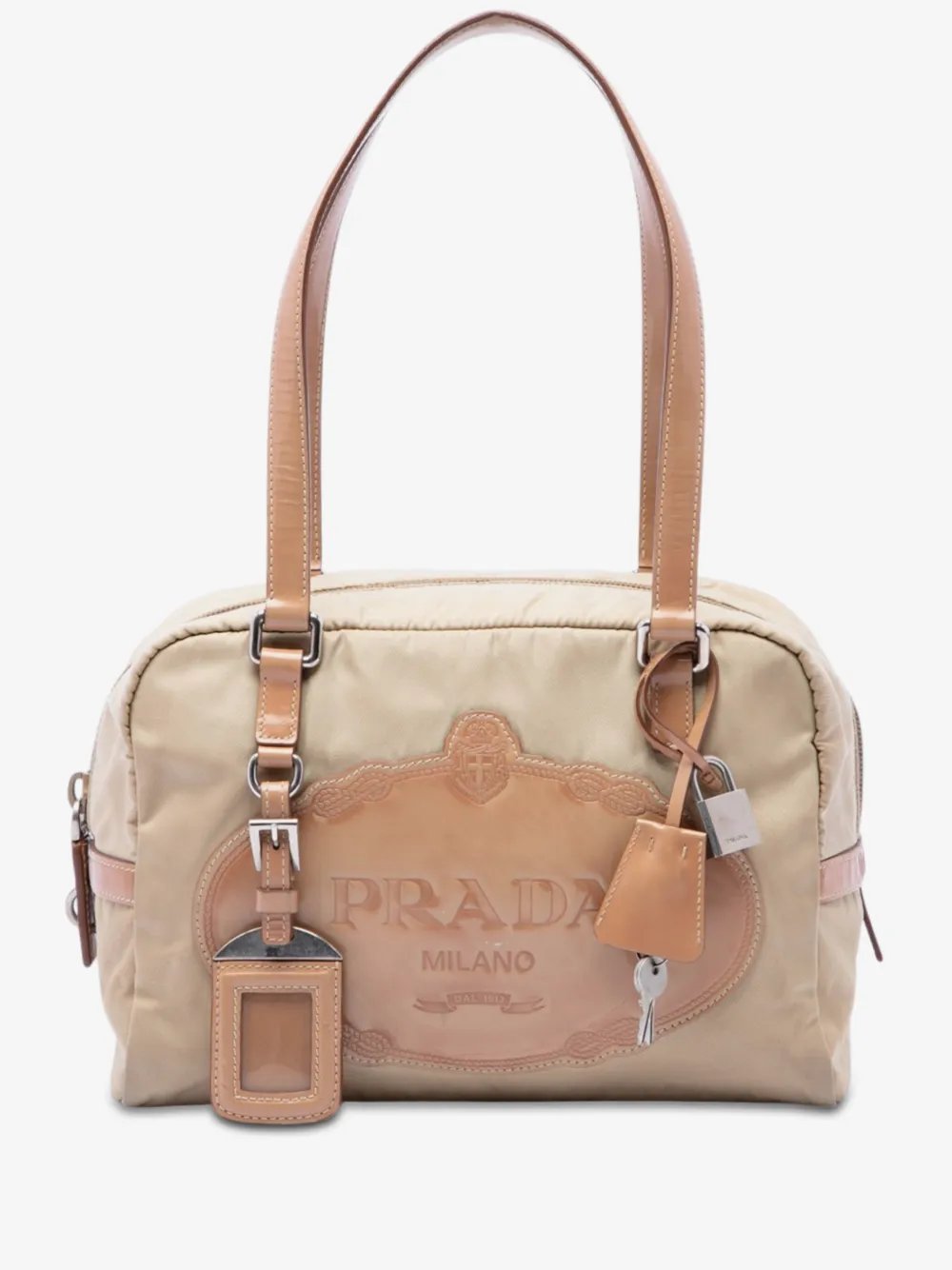 2000-2013 Tessuto Canapa Logo shoulder bag