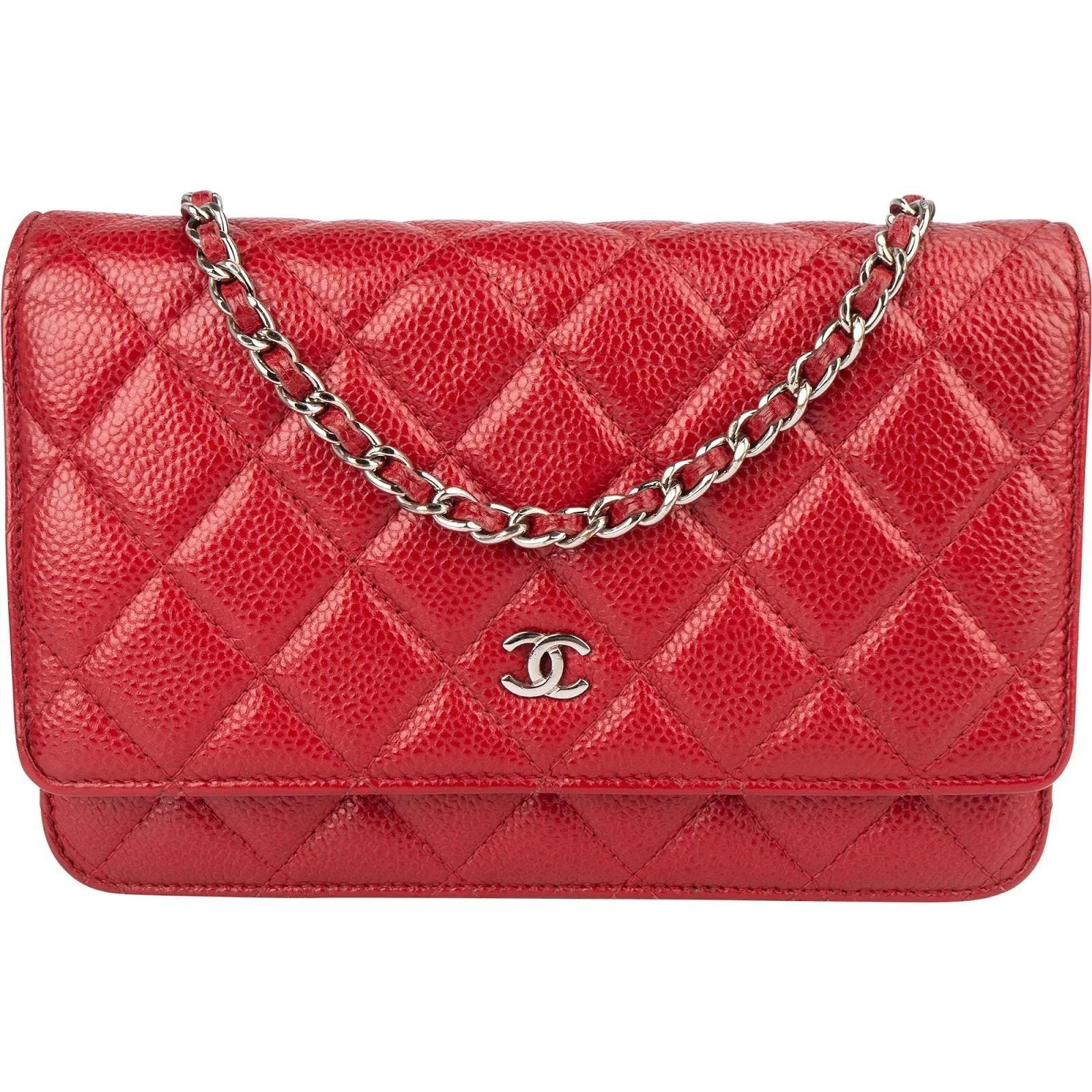 Wallet On Chain Timeless/Classique leather crossbody bag