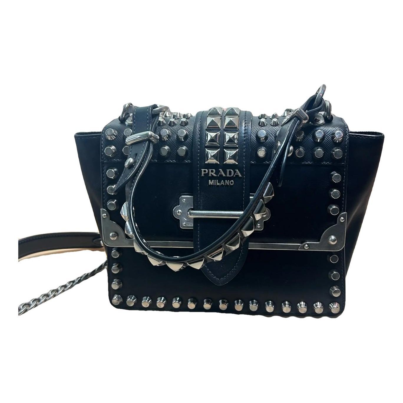 Sound leather crossbody bag