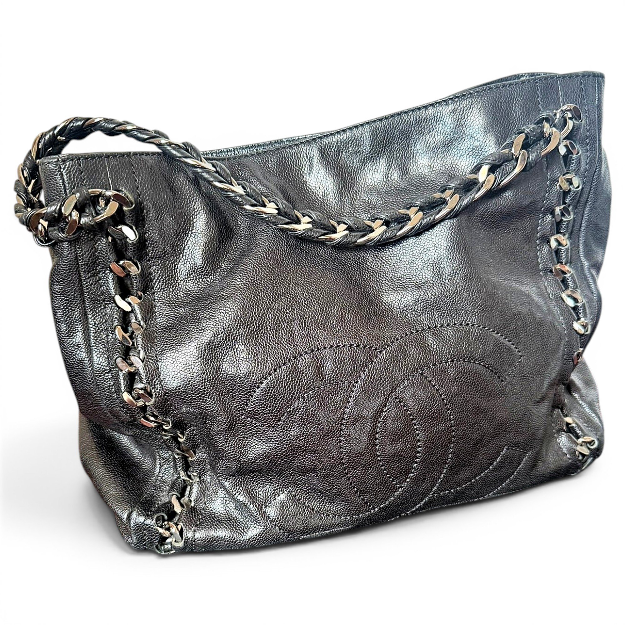 Leather handbag