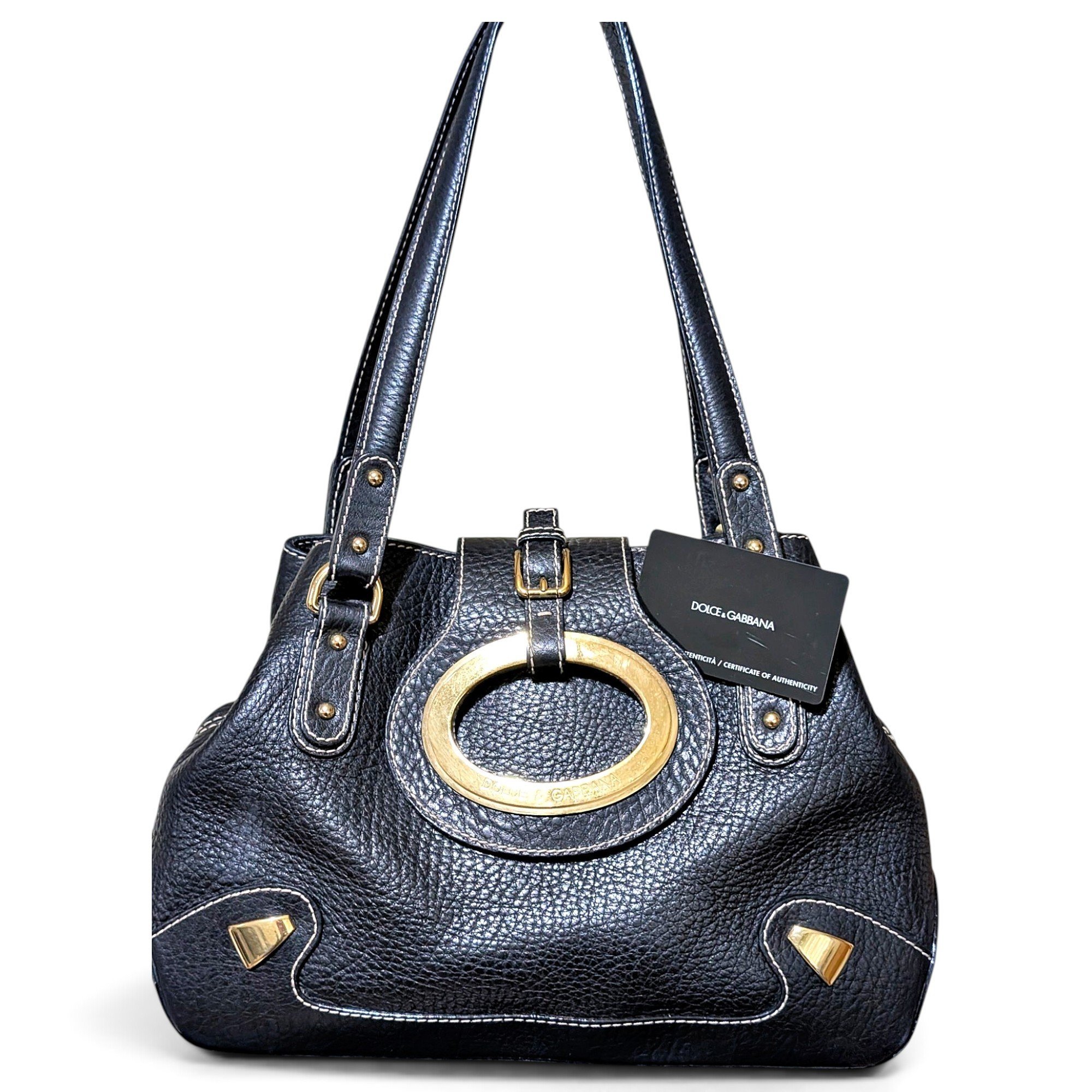 Leather handbag