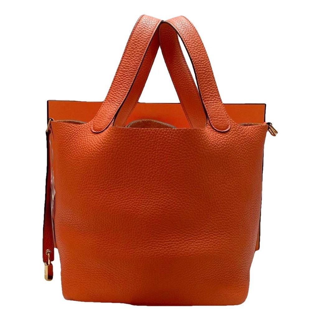 Picotin leather handbag