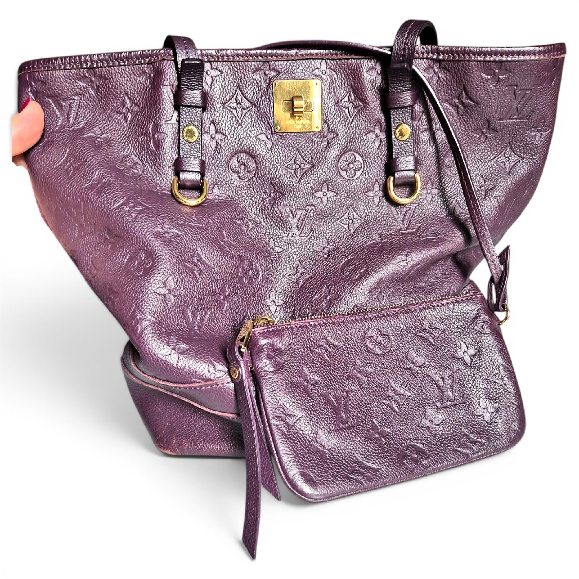Lumineuse leather tote